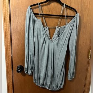 Free People Cold Shoulder Top